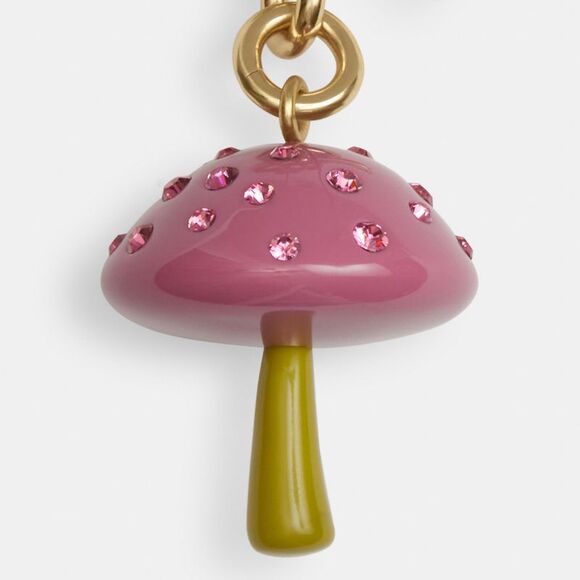 NWT Coach Outlet Coach X Observed By Us Mushroom Bag Charm - Picture 2 of 4